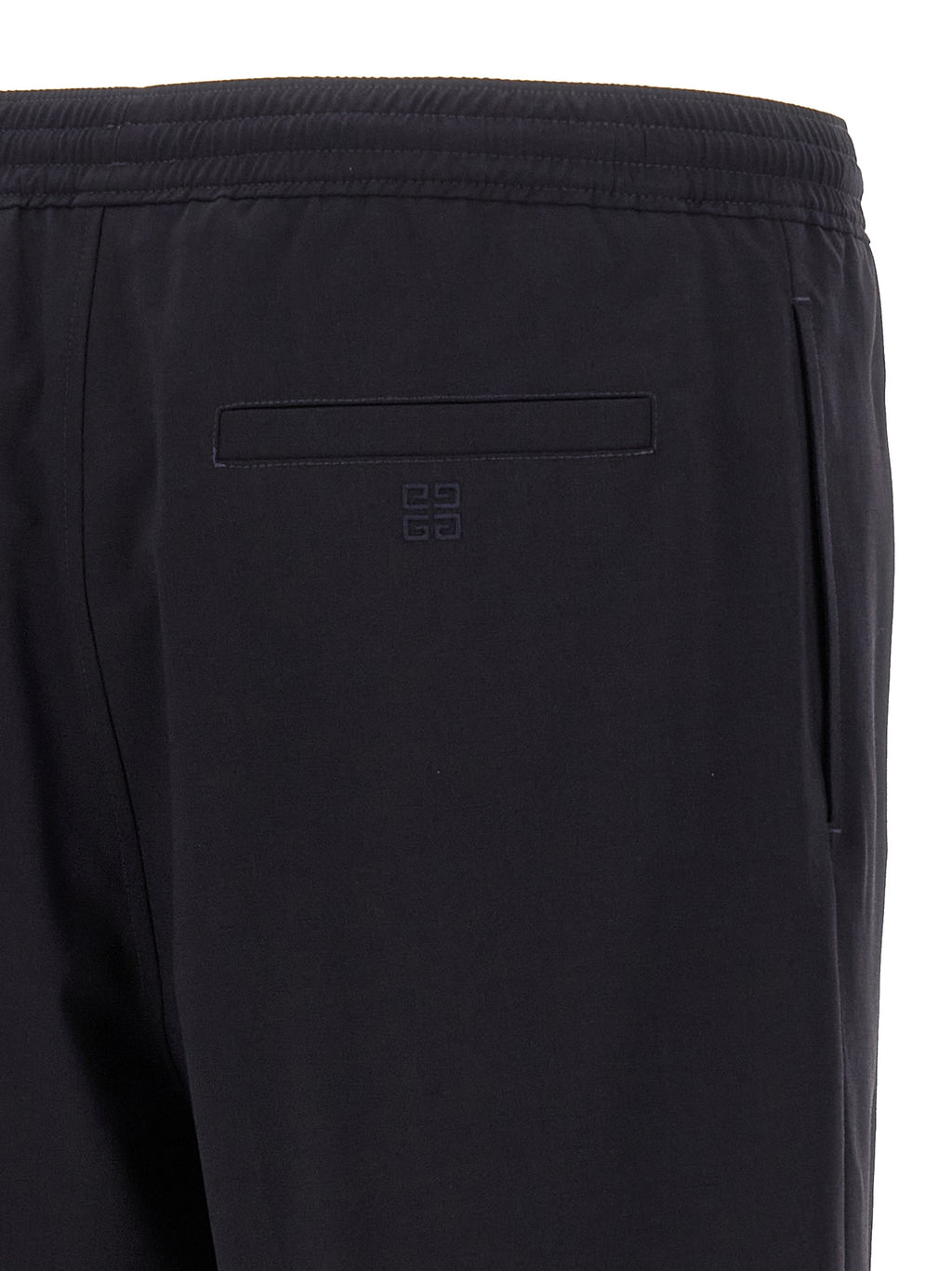 Blaue Bermuda-Shorts aus Elasthan