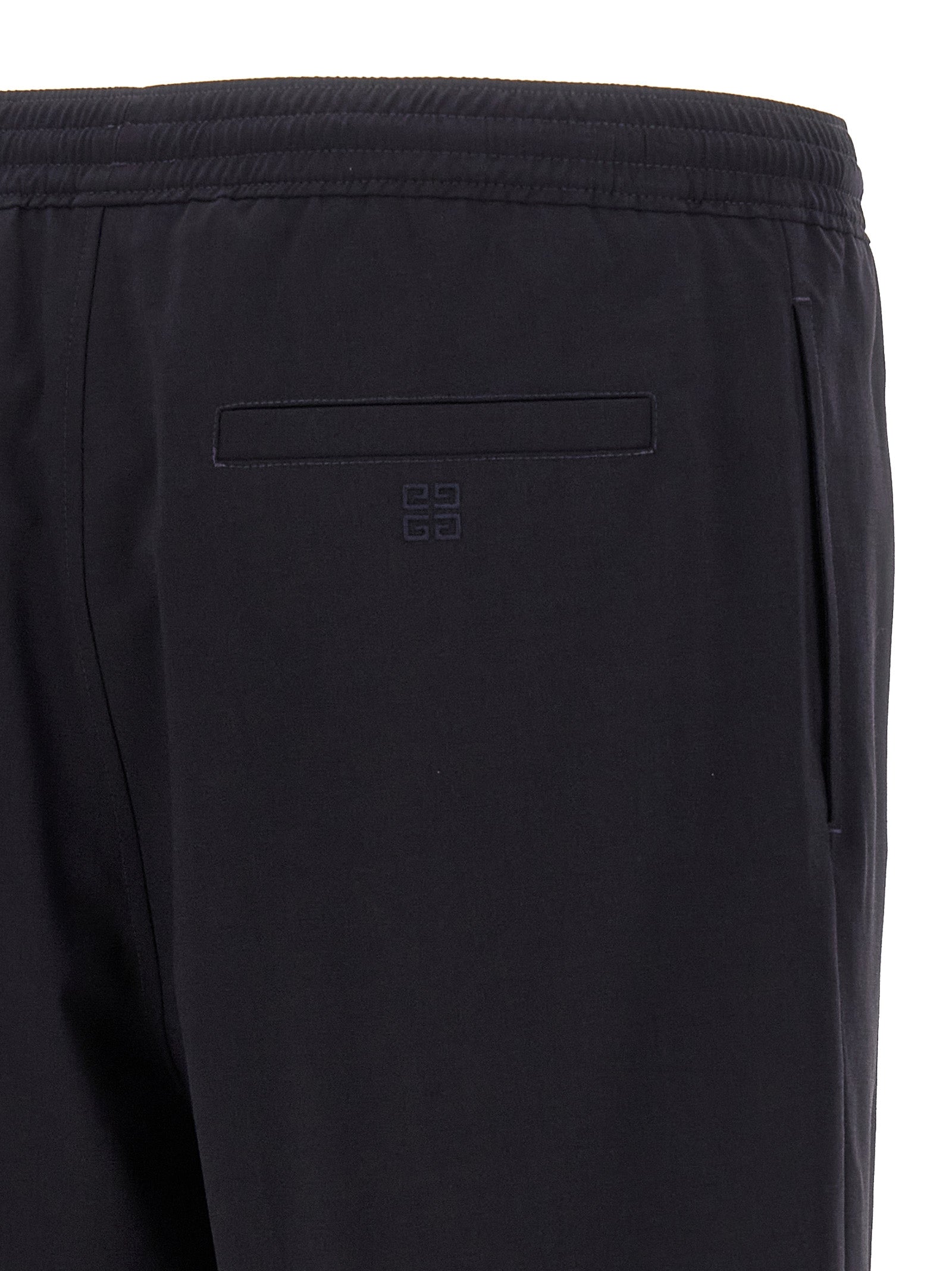 Blaue Bermuda-Shorts aus Elasthan