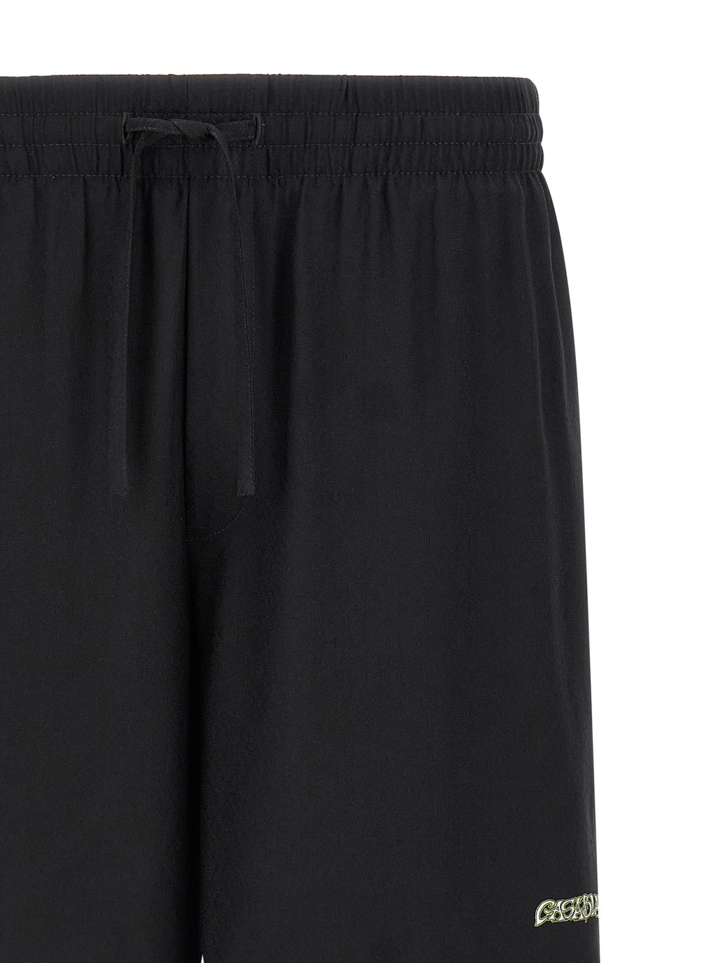 Mehrfarbige Seiden-Bermudashorts