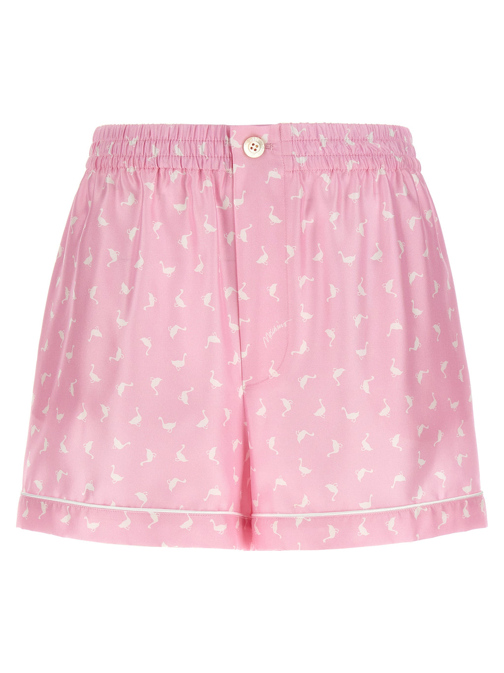 Mehrfarbige Bermudashorts aus Seide
