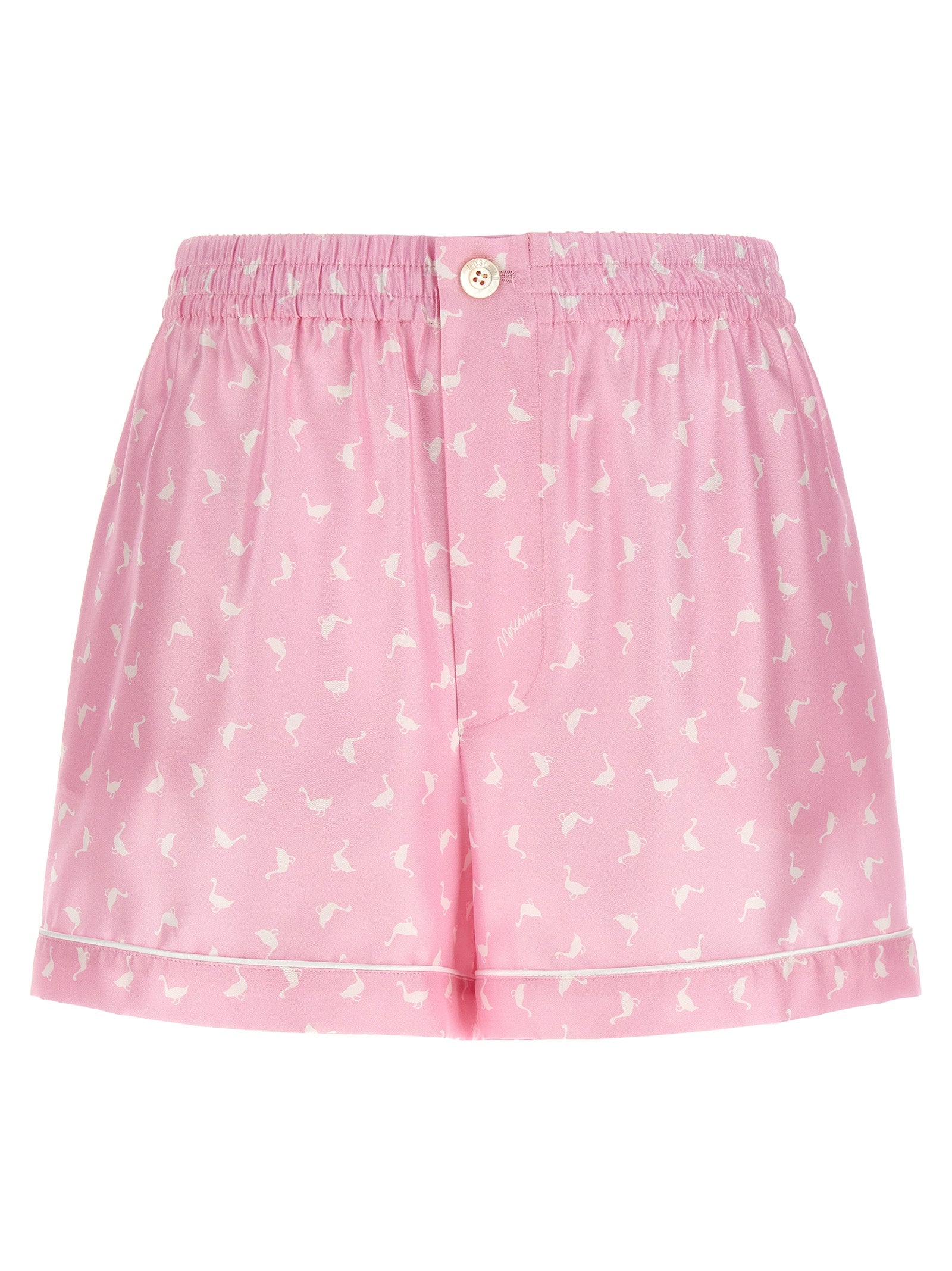 Mehrfarbige Bermudashorts aus Seide