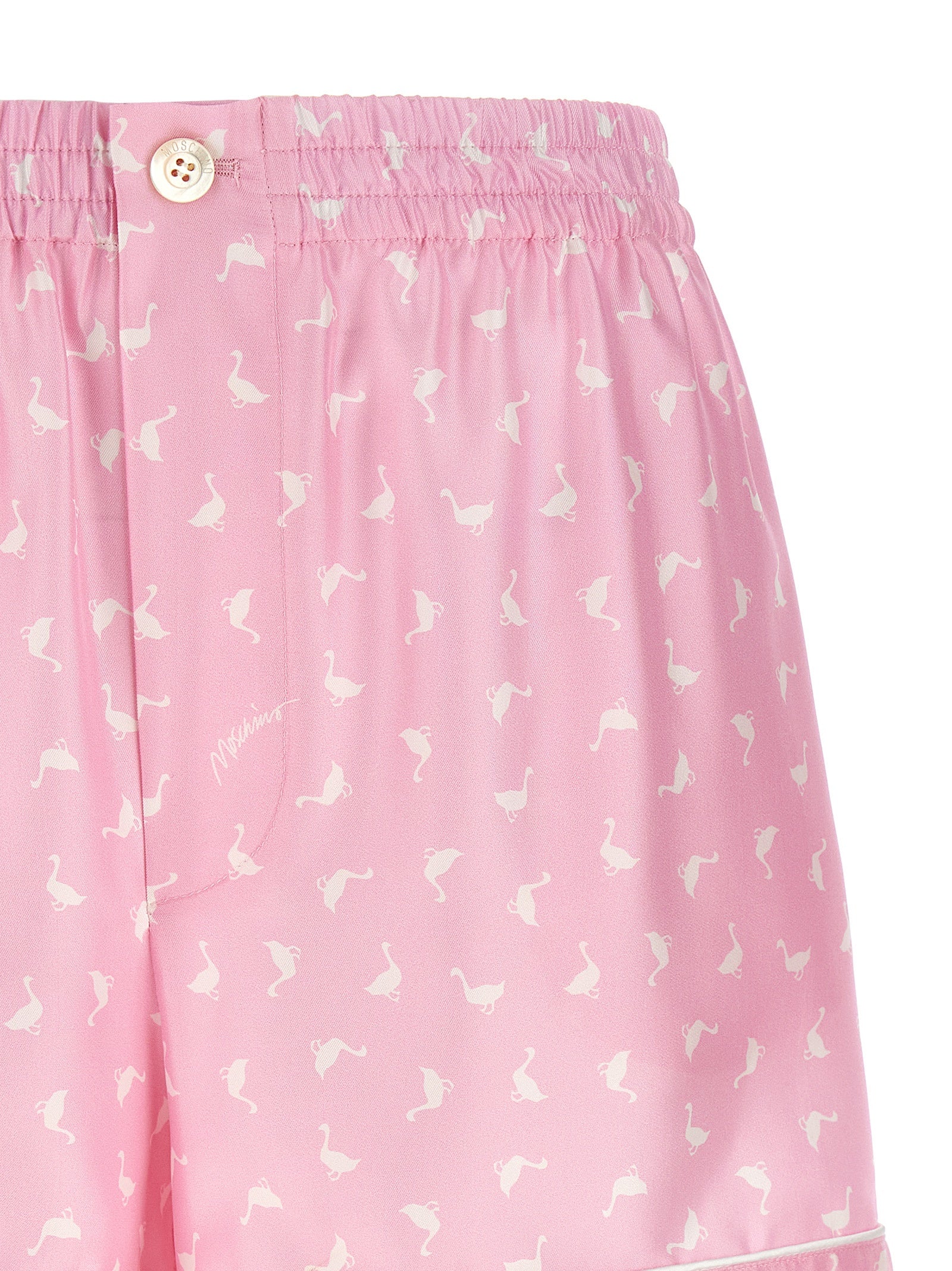 Mehrfarbige Bermudashorts aus Seide