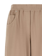 Braune Baumwoll-Bermudashorts