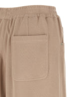 Braune Baumwoll-Bermudashorts