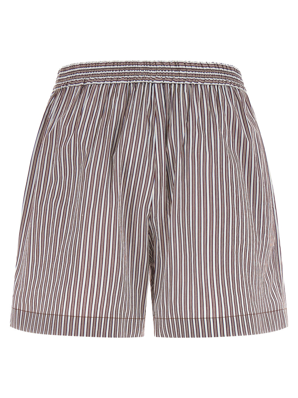 Bordeaux Baumwoll-Bermudashorts