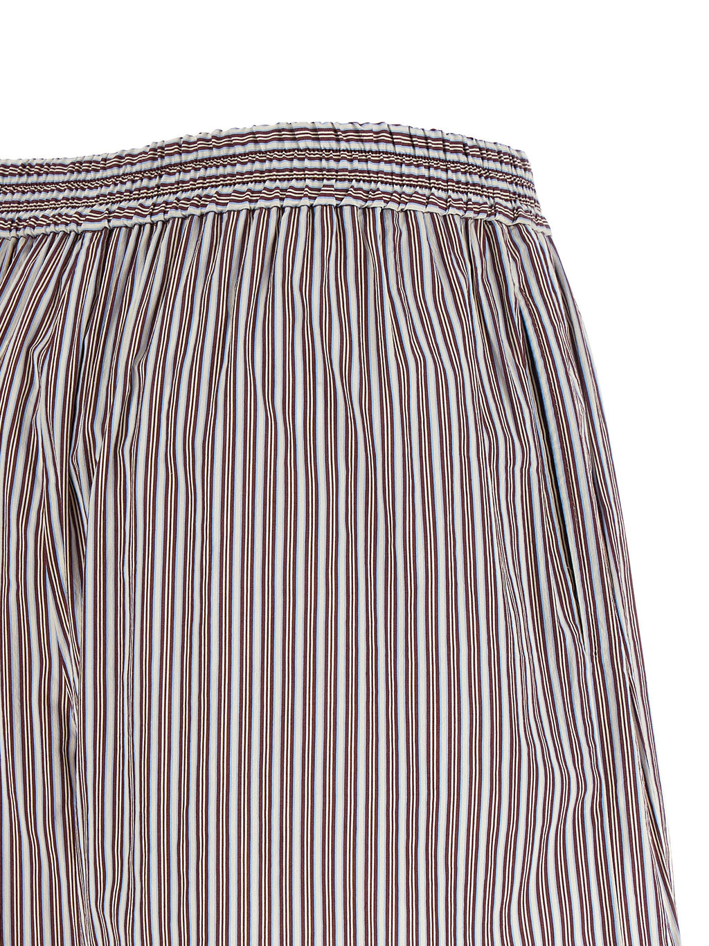 Bordeaux Baumwoll-Bermudashorts