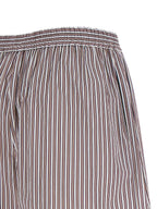 Bordeaux Baumwoll-Bermudashorts