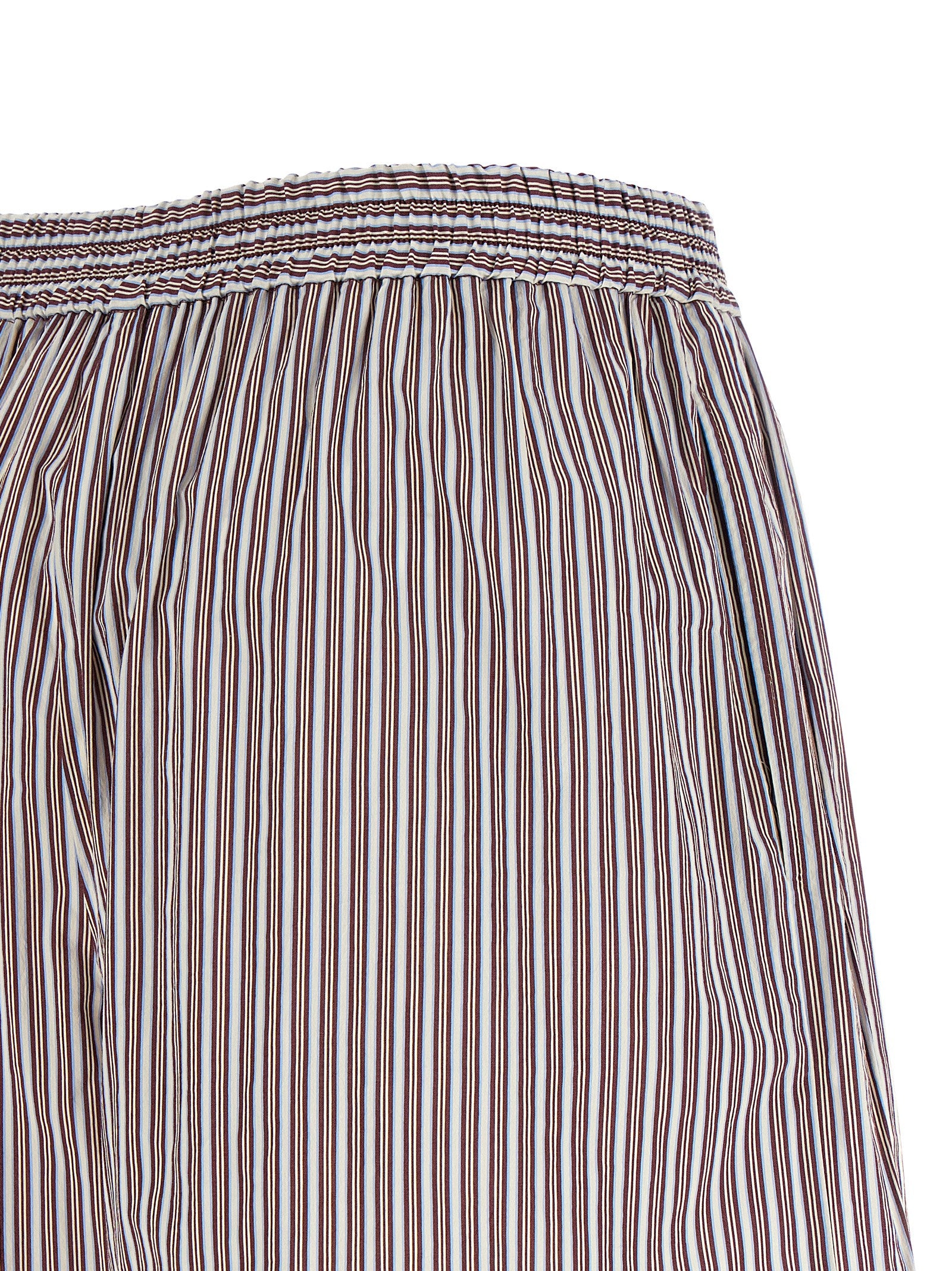 Bordeaux Baumwoll-Bermudashorts