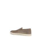 Graue Kalbsleder Bos Taurus Slipper-Loafer