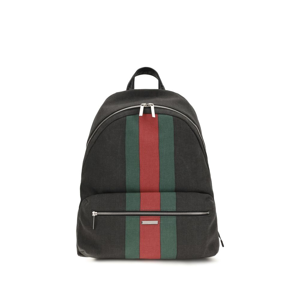 Schwarze Stoffhandtasche