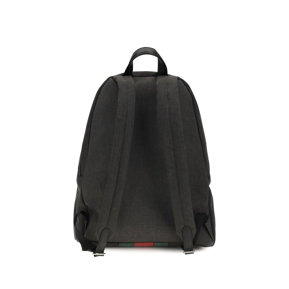 Schwarze Stoffhandtasche