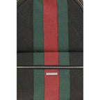Schwarze Stoffhandtasche