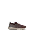 Bordeaux Baumwoll-Sneakers im Athletic-Stil Brunello Cucinelli
