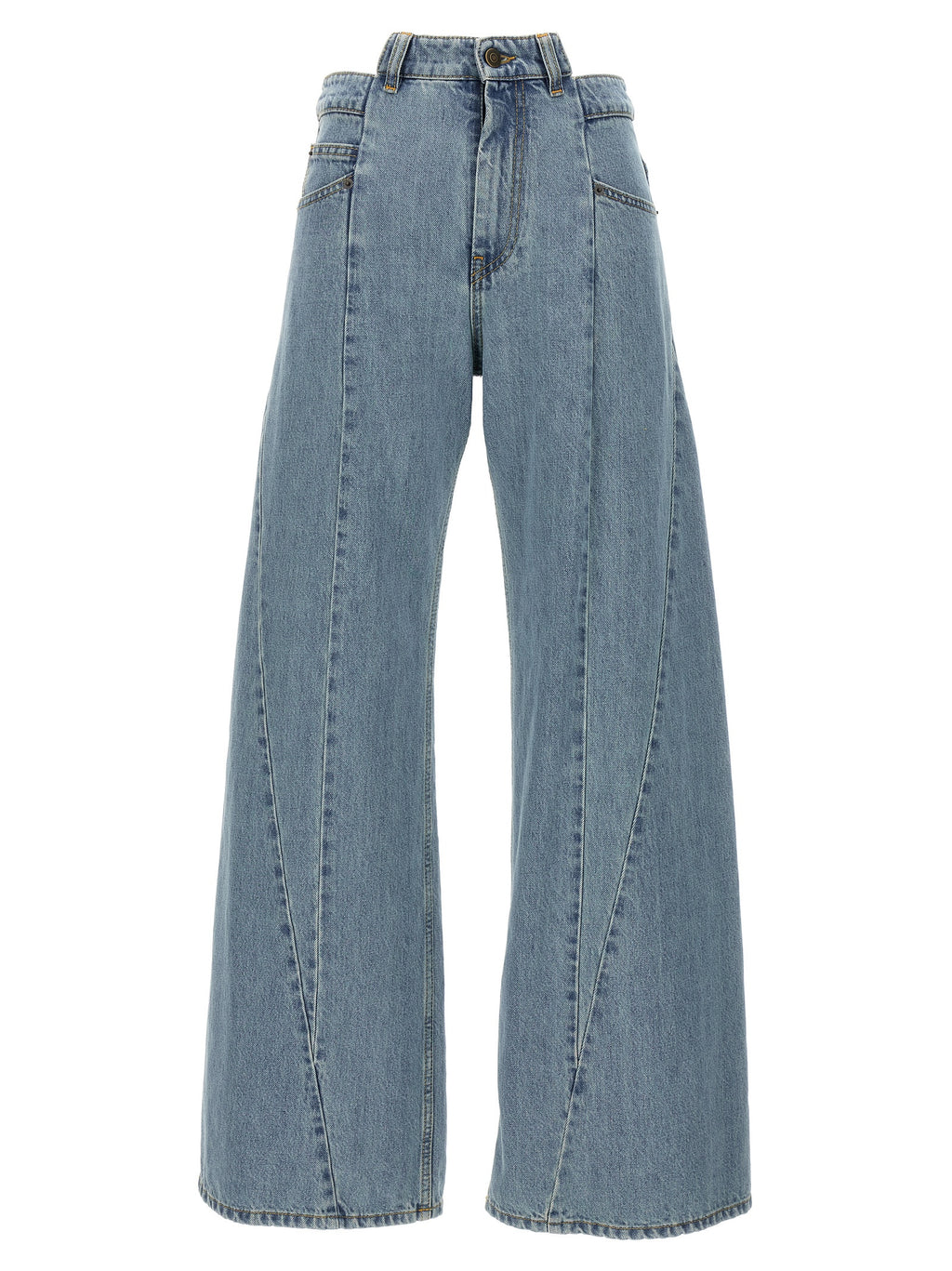 Blaue Baumwolljeans Denim
