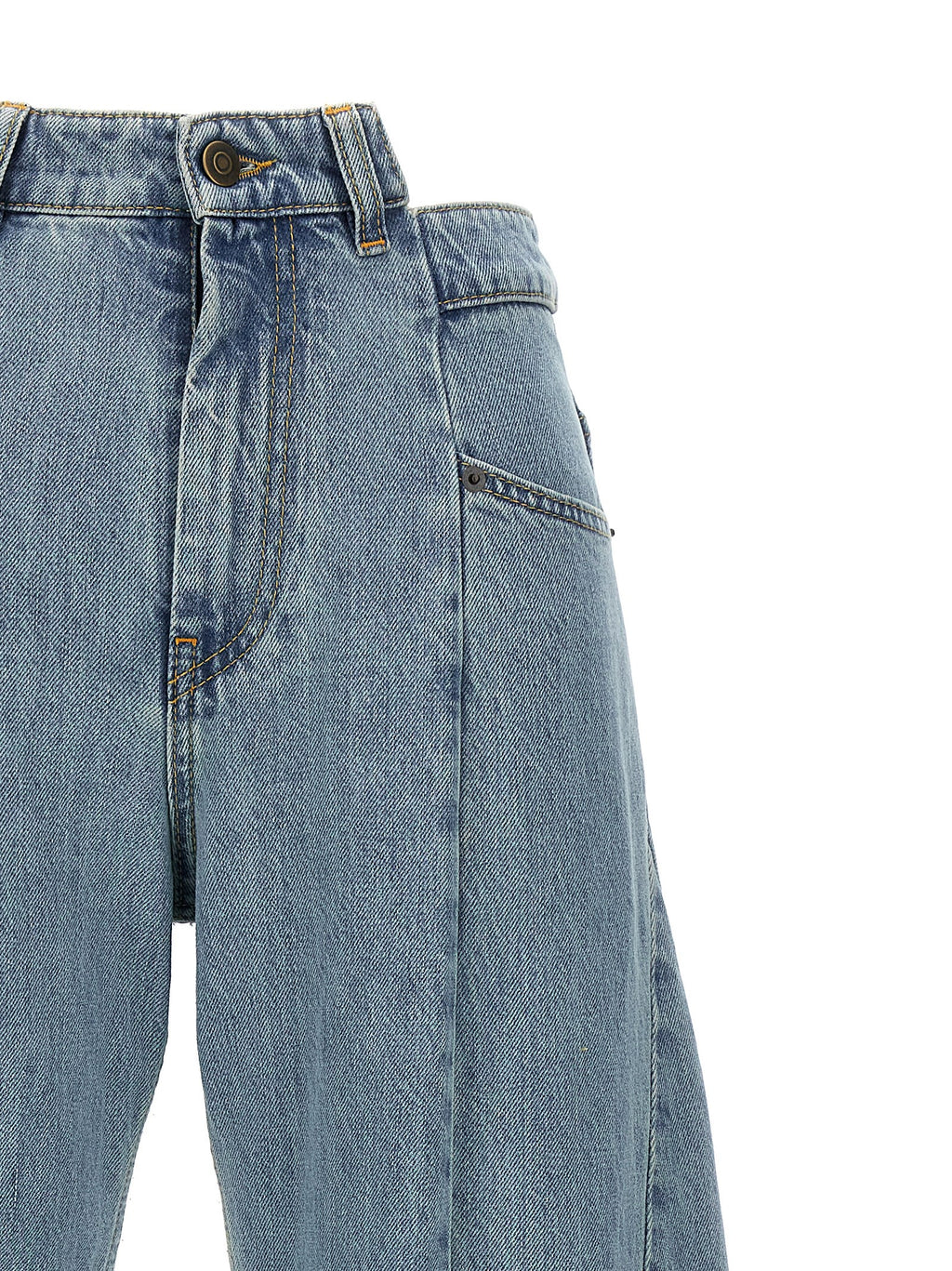 Blaue Baumwolljeans Denim