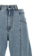 Blaue Baumwolljeans Denim