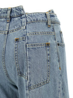 Blaue Baumwolljeans Denim