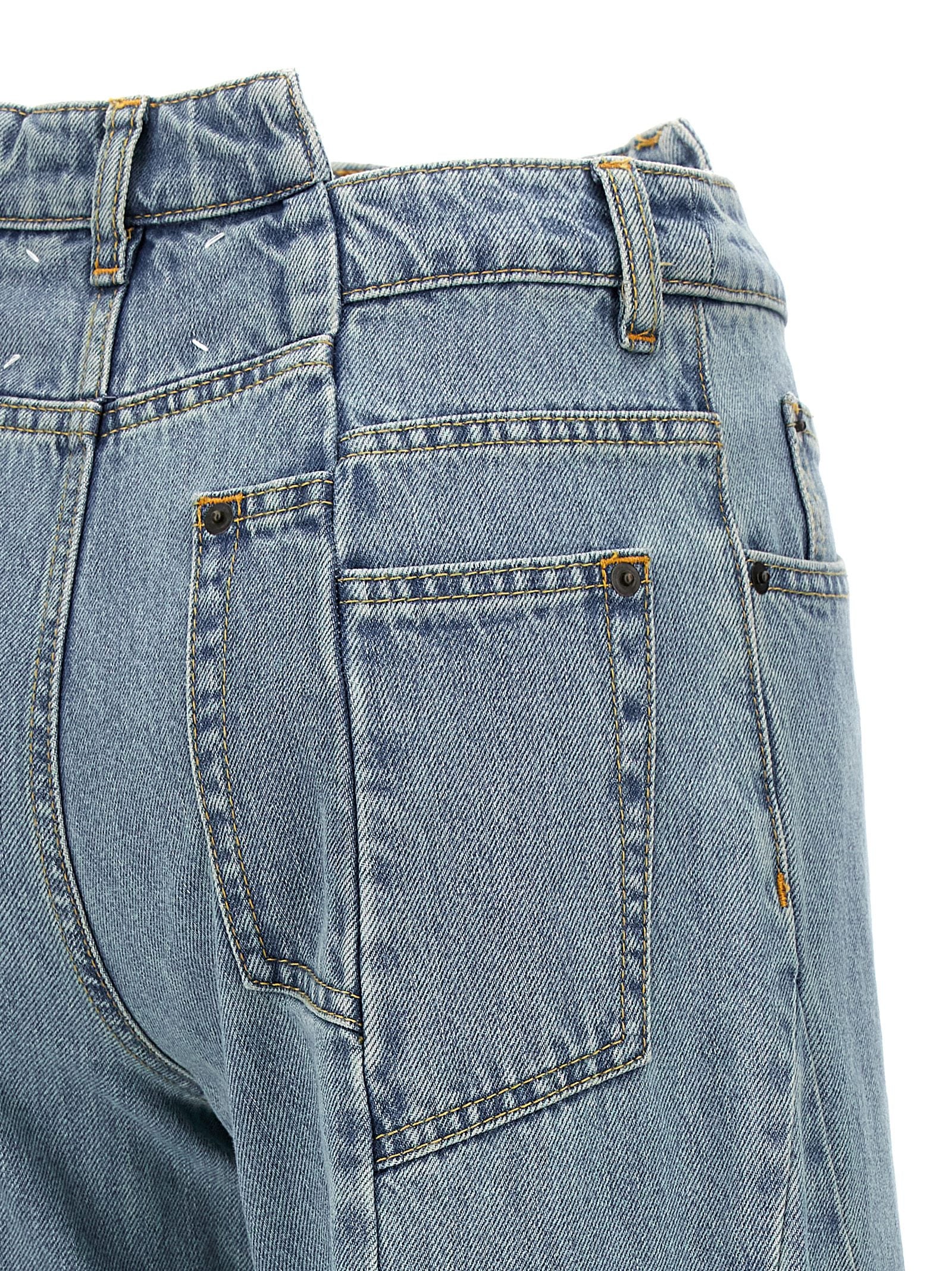 Blaue Baumwolljeans Denim