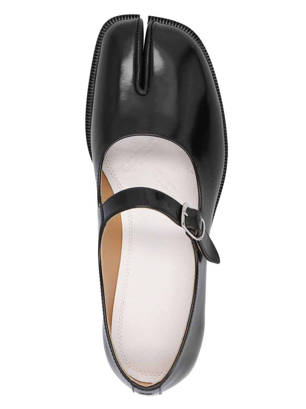 Schwarze Ballerinas aus Leder Maison Margiela