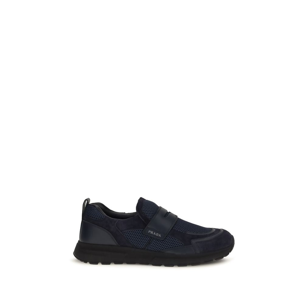 Blaue Kalbsleder Bos Taurus Sportschuhe