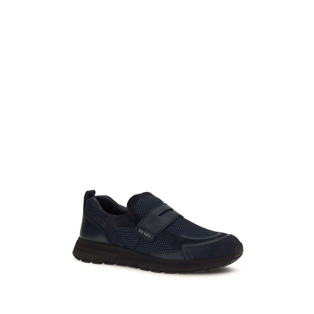 Blaue Kalbsleder Bos Taurus Sportschuhe