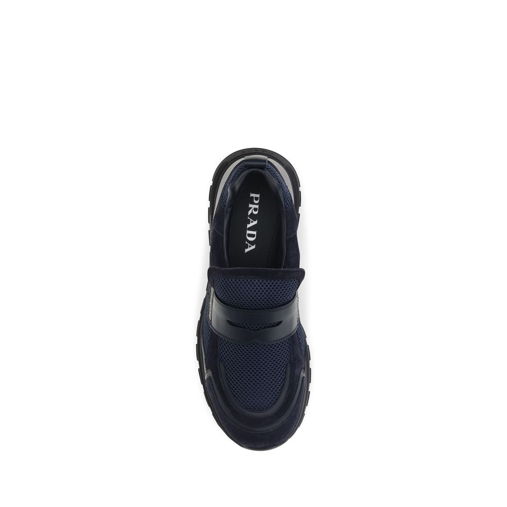 Blaue Kalbsleder Bos Taurus Sportschuhe