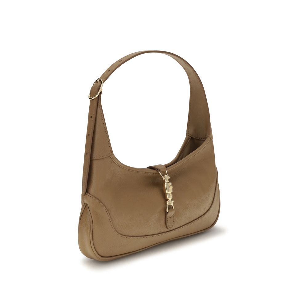 Beige Calf Leather Bos Taurus Handbag
