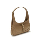 Beige Calf Leather Bos Taurus Handbag