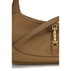 Beige Calf Leather Bos Taurus Handbag