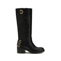 Schwarze Bos Taurus Kalbsleder Chelsea Boots