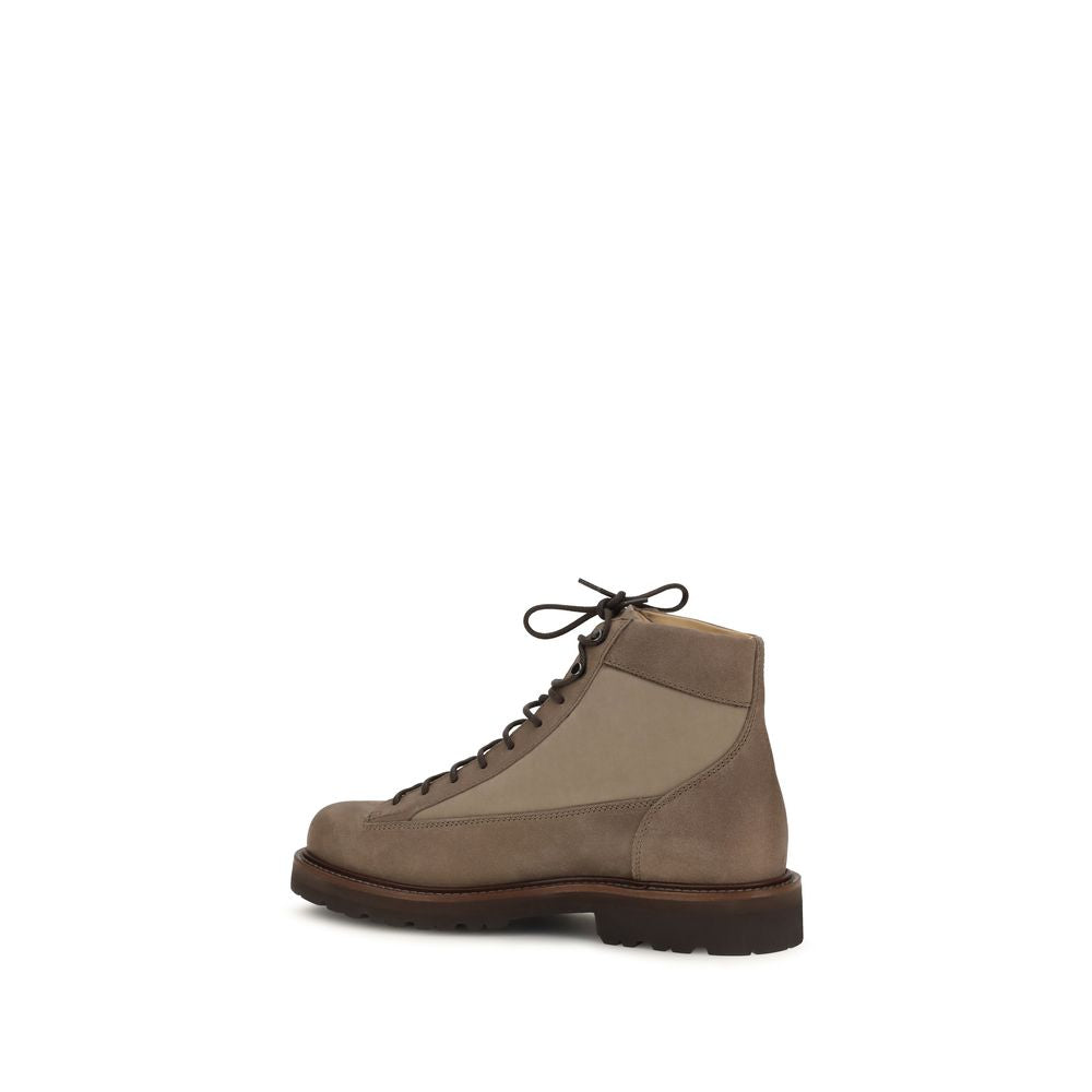 Braune Kalbsleder Bos Taurus Schnürstiefel