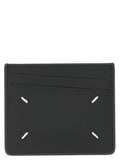 Schwarzes Kartenetui aus Leder 249436BM