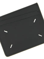 Schwarzes Kartenetui aus Leder 249436BM