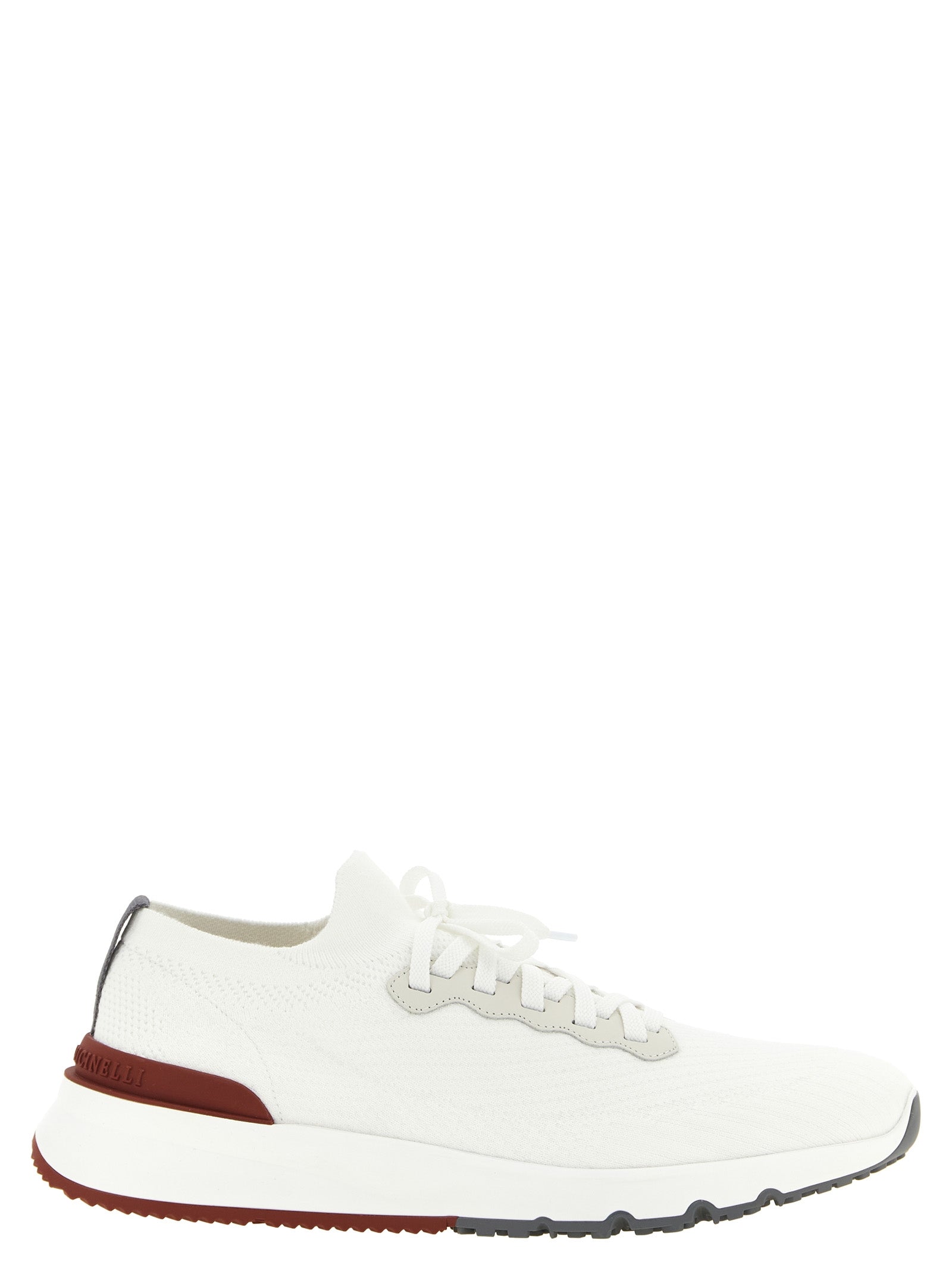 Weiße Sneaker aus Polyethylen