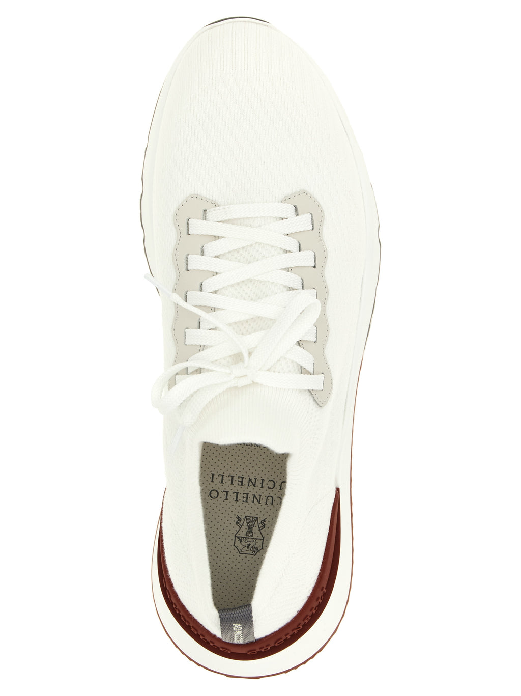 Weiße Sneaker aus Polyethylen
