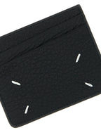 Schwarzes Kartenetui aus Leder 268249BM