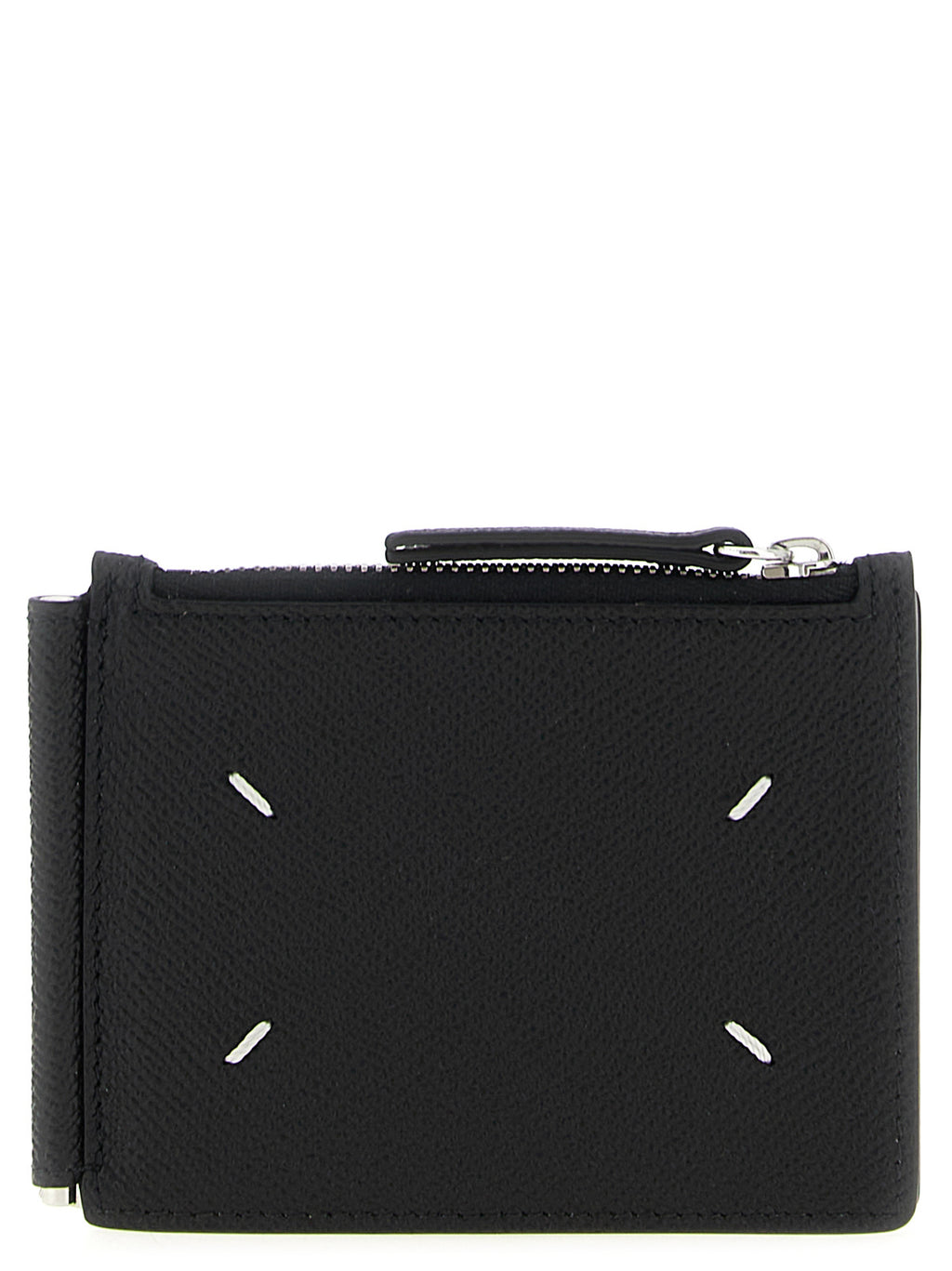 Schwarze Geldbörse aus Leder 268254BM