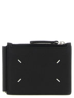 Schwarze Geldbörse aus Leder 268254BM