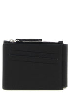 Schwarze Geldbörse aus Leder 268254BM