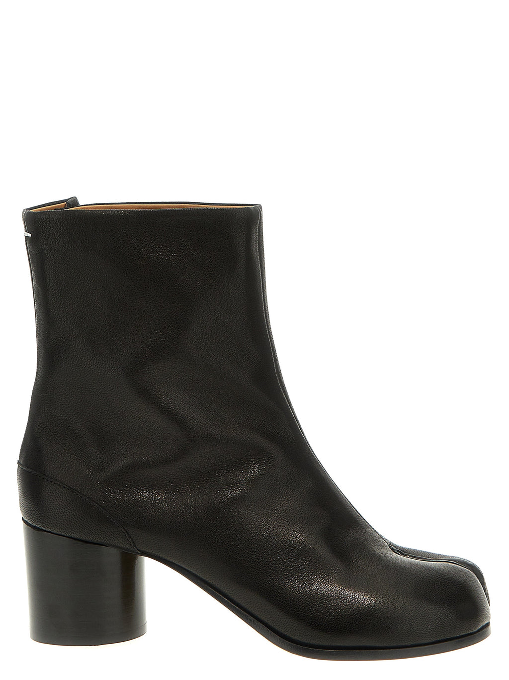 Schwarze Ankle Boots aus Nappa-Leder / Kalbsleder