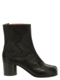 Schwarze Ankle Boots aus Nappa-Leder / Kalbsleder
