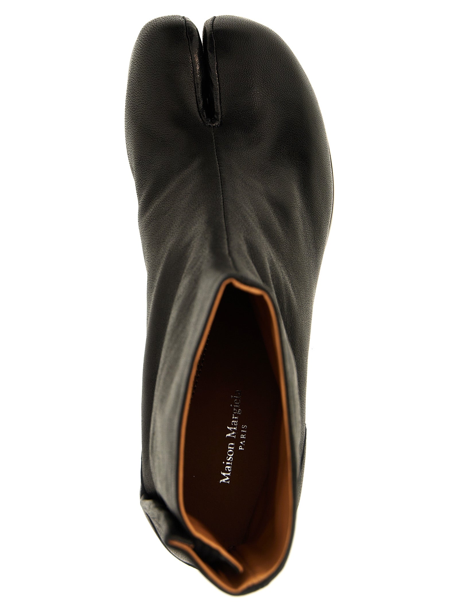 Schwarze Ankle Boots aus Nappa-Leder / Kalbsleder