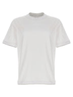 Weißes Baumwoll-T-Shirt