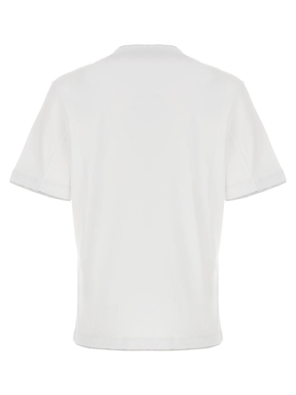 Weißes Baumwoll-T-Shirt