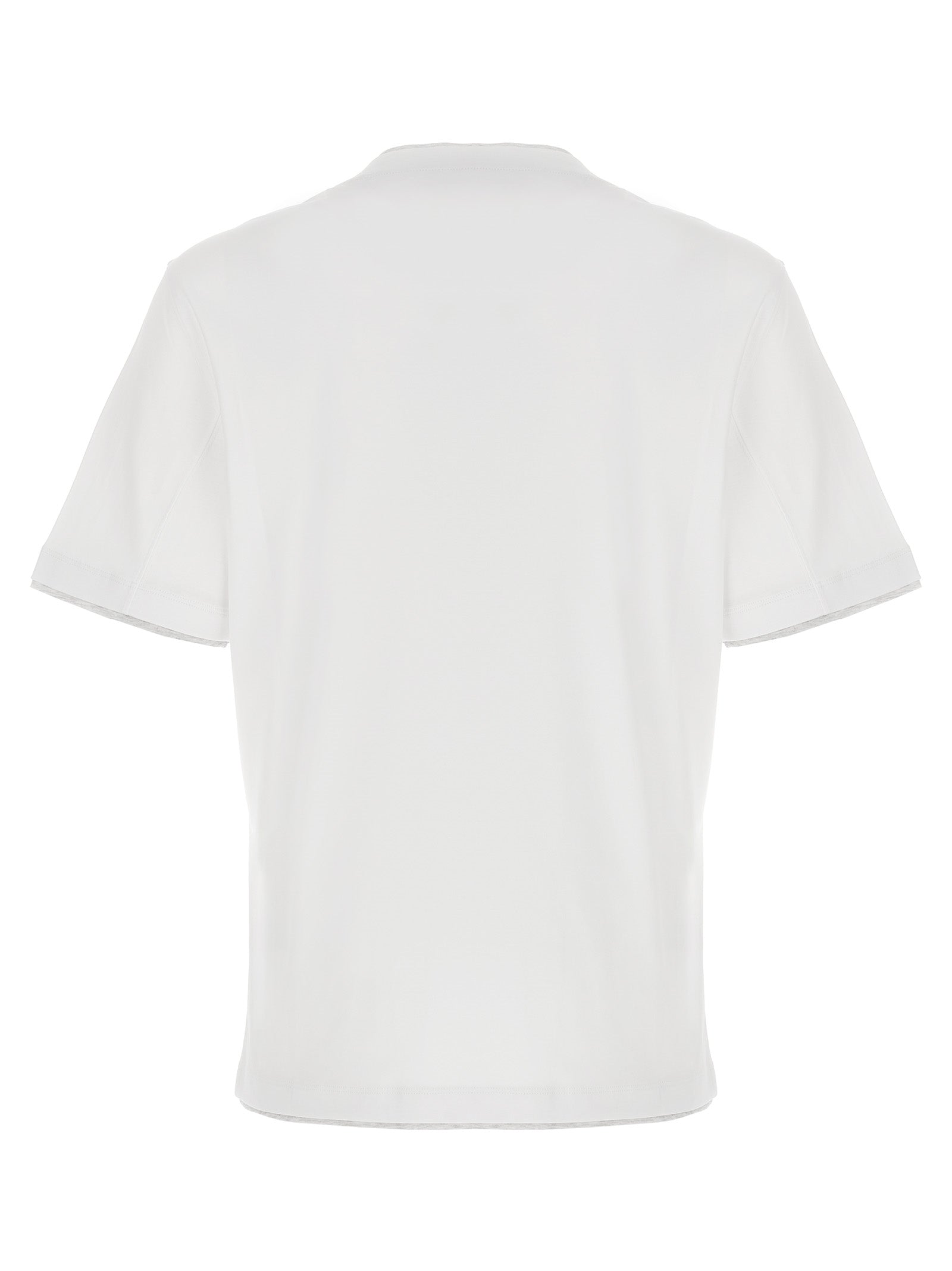 Weißes Baumwoll-T-Shirt