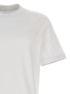 Weißes Baumwoll-T-Shirt