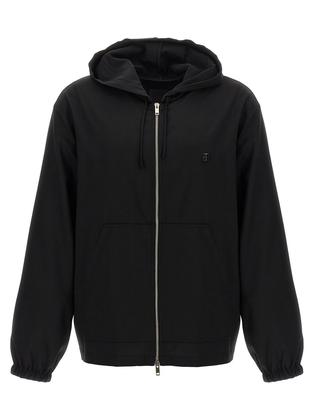 Schwarzer Sweatshirt aus reiner Schurwolle