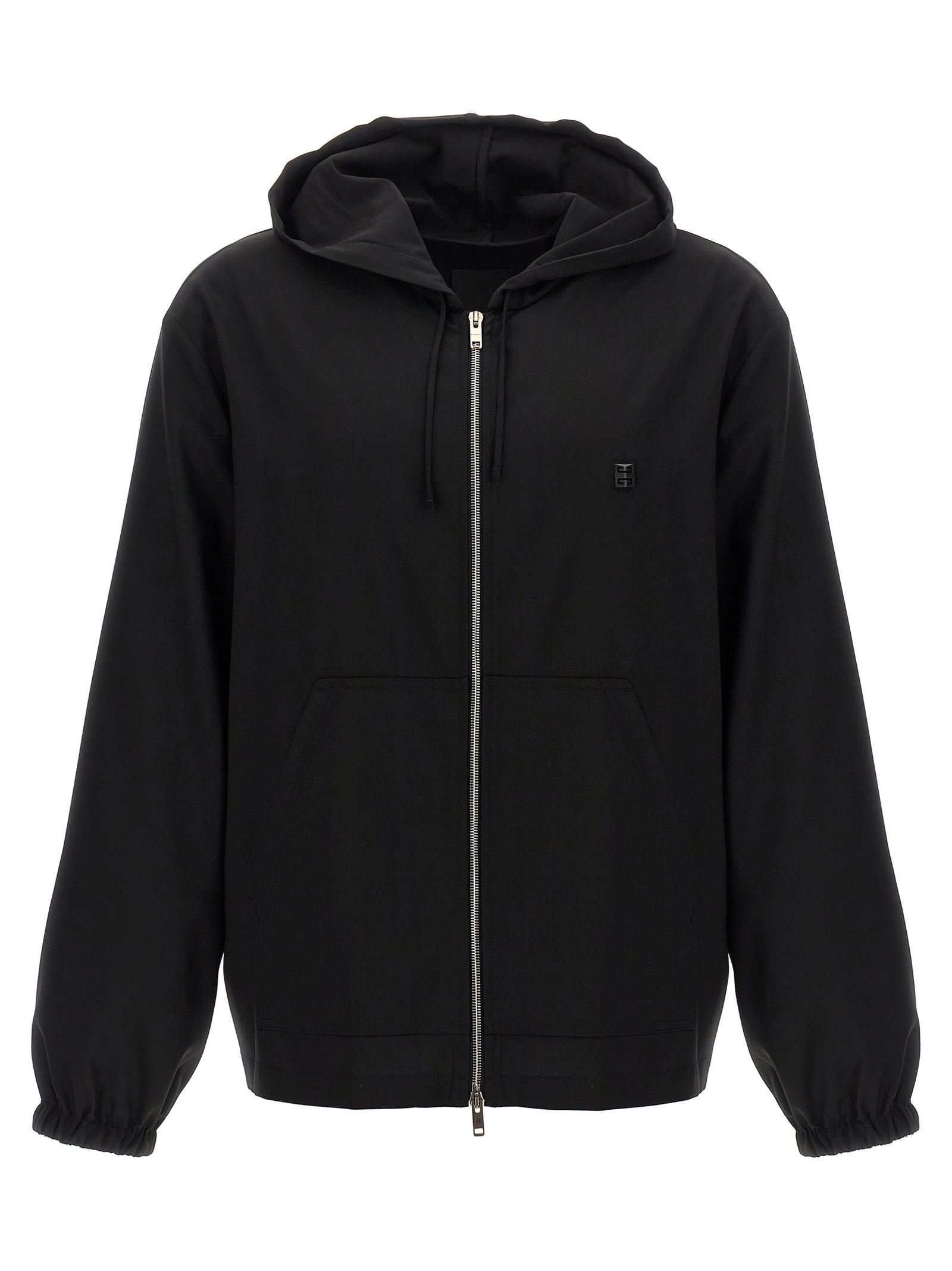 Schwarzer Sweatshirt aus reiner Schurwolle