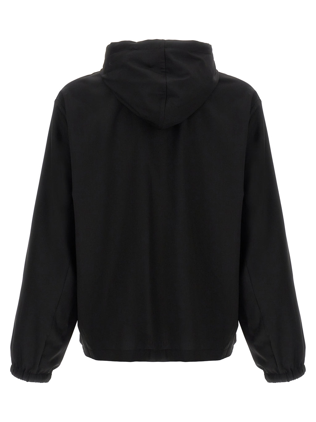 Schwarzer Sweatshirt aus reiner Schurwolle