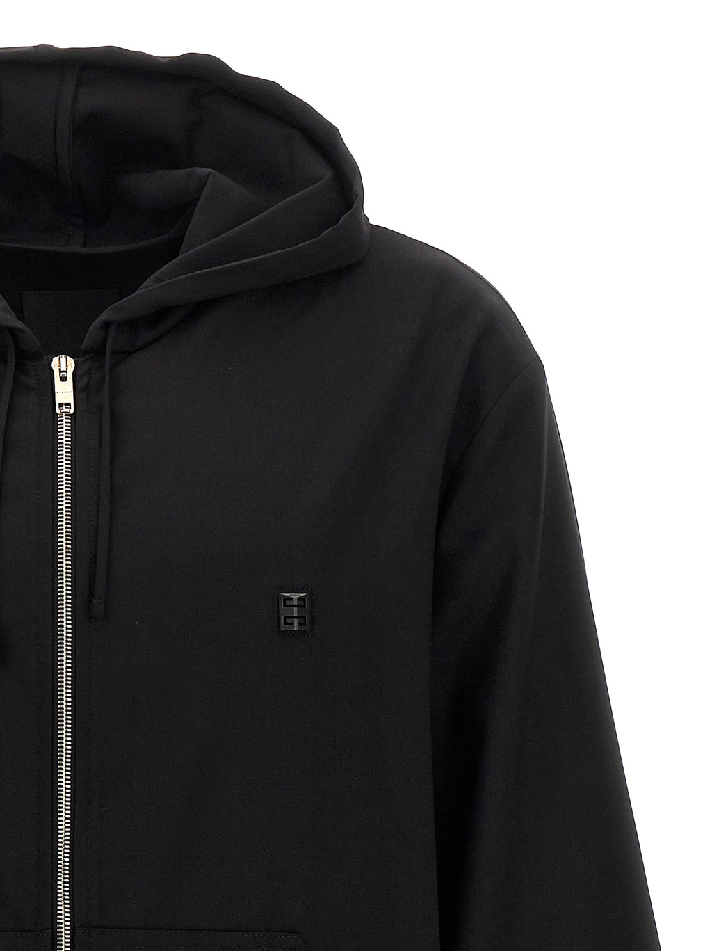 Schwarzer Sweatshirt aus reiner Schurwolle